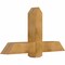 Ekena Millwork Eugene Rough Sawn Timber Gable Bracket, Western Red Cedar, 48"W x 26"H x 6"D x 6"F, 13/12 Pitch GBW048X26X0606EUG00RWR - alternate 4
